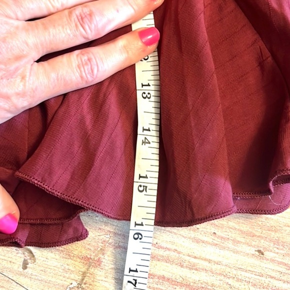 So.Very.Loved, Burgundy Twirlable Pleats, Mini Skort,Excellent Condition,Size S - Picture 9 of 9